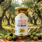 Gourmette Gegrillte Grüne Oliven (entsteint) – Gurmet-Serie 450 g
