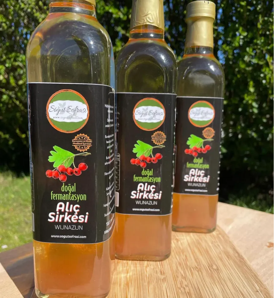 Premium Weißdornessig (500ml) – 100% Natürlich & Ungefiltert
