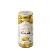 Grüne Oliven mit Mandelkern 265 g – Knackig, Nussig & Naturbelassen | Gourmet im Glas