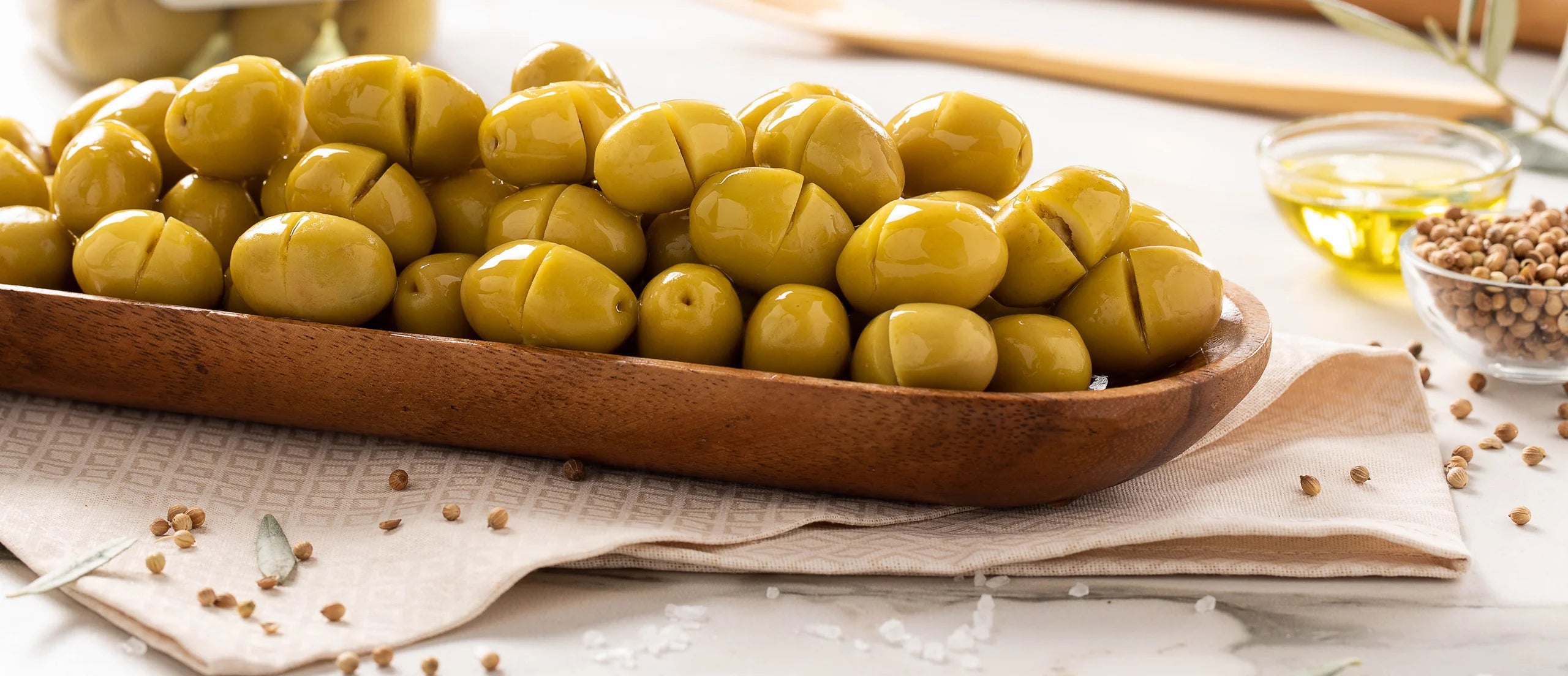 Ayvalık Kırma Grüne Oliven – Anatolische Tafelolive 900 g