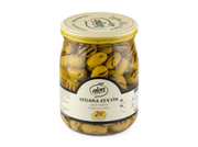 Gegrillte Grüne Oliven (entsteint) – Gurmet-Olivensalat 450 g