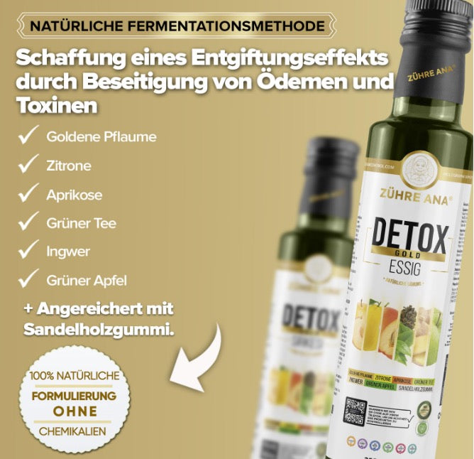 Zühre Ana Gold Essig 250 ml – Fruchtiger Gurmet-Fermentationsessig