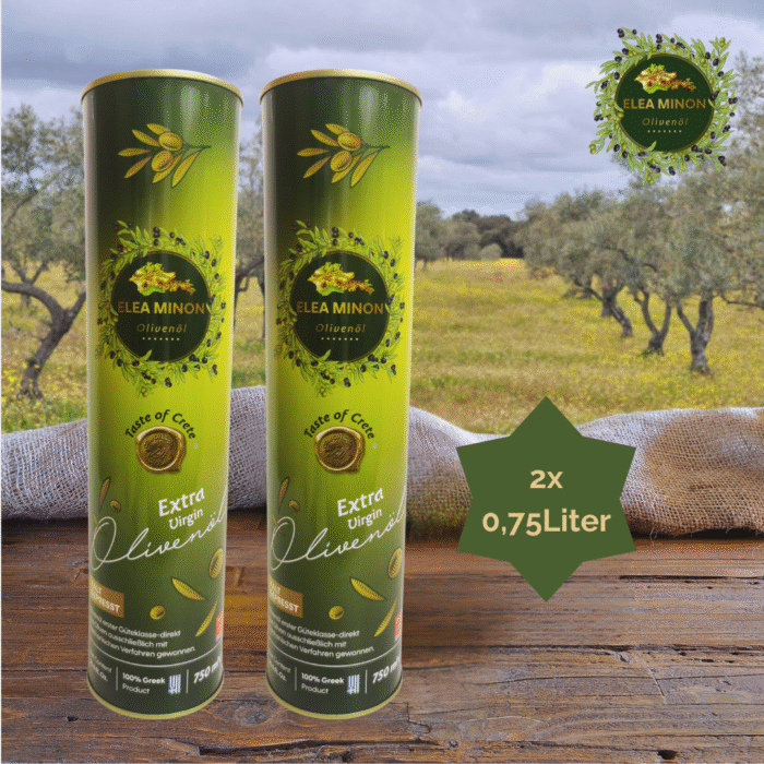 Olivenöl aus Kreta 2x 0.75L