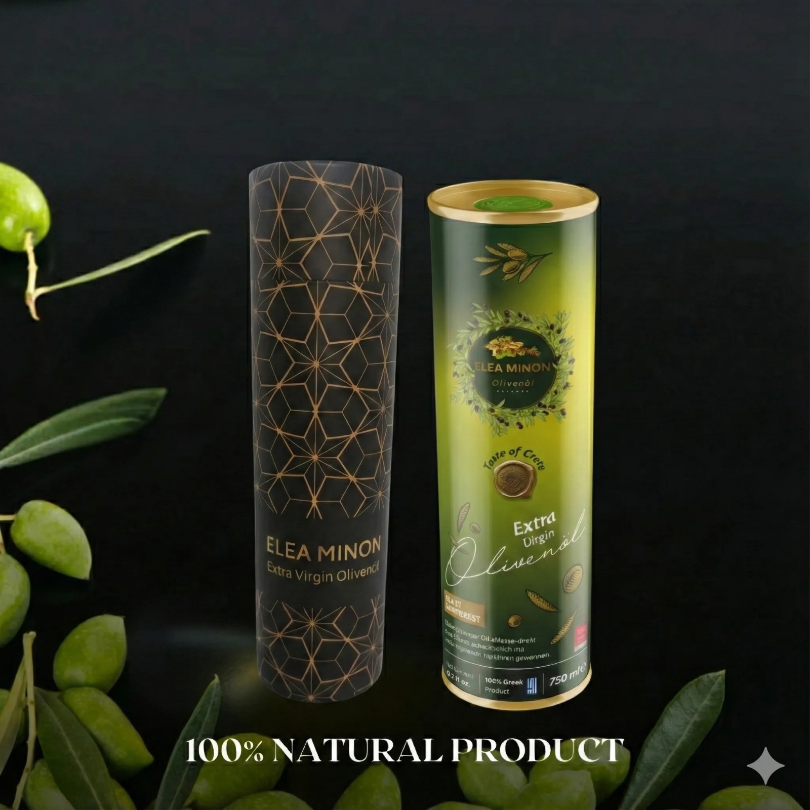 Elea Minon Extra Virgin Olivenöl 0,75L – Geschenkbox Elegant